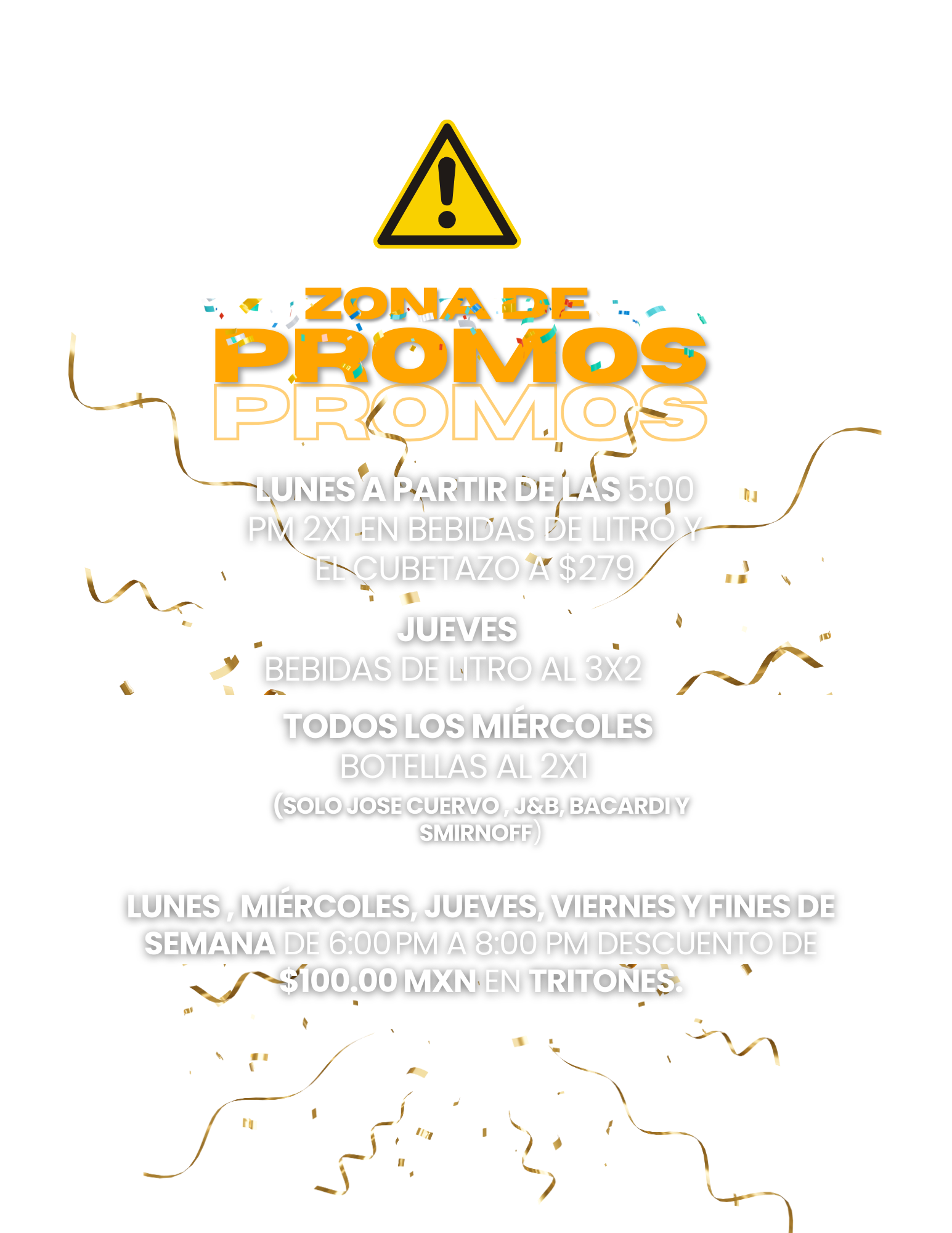 Menú de La Terraza Capital